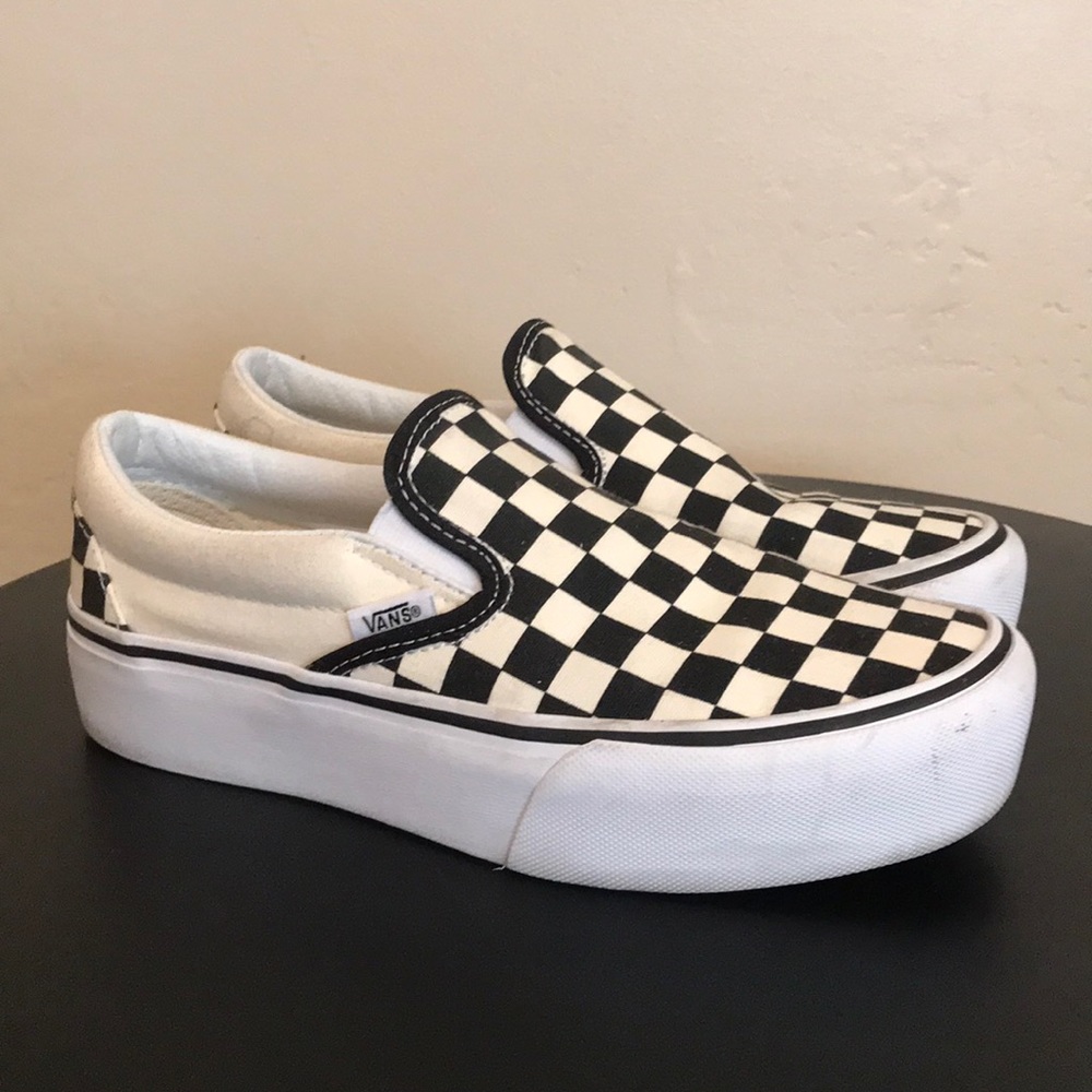 Vans platform slip on